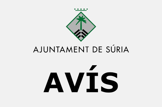 Avis de l'Ajuntament de Súria sobre l'apagada general