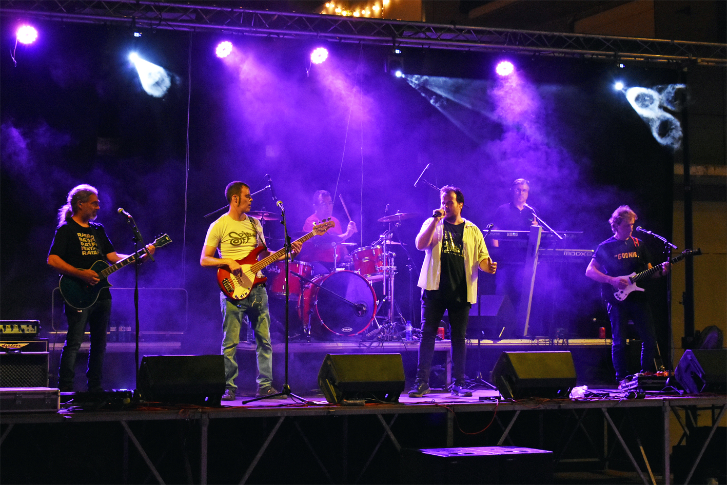 Concert del cicle Animats amb Spinoff, dins de la Festa Major de Súria 2024.